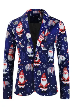 Papai Noel da Marinha terno masculino de 3 peças para o Natal