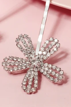 2pcs flor em forma de noiva bangs hairpins