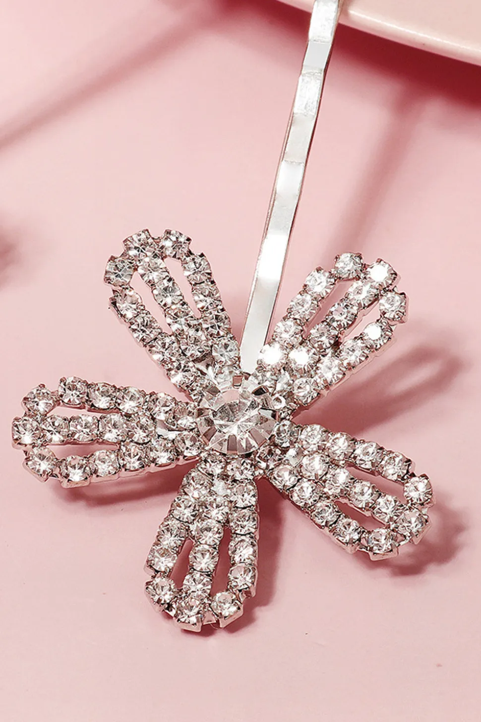 2pcs flor em forma de noiva bangs hairpins