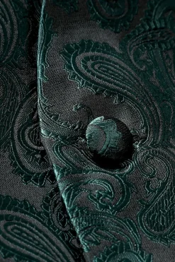 Peito Único Slim Fit Colete de Fato