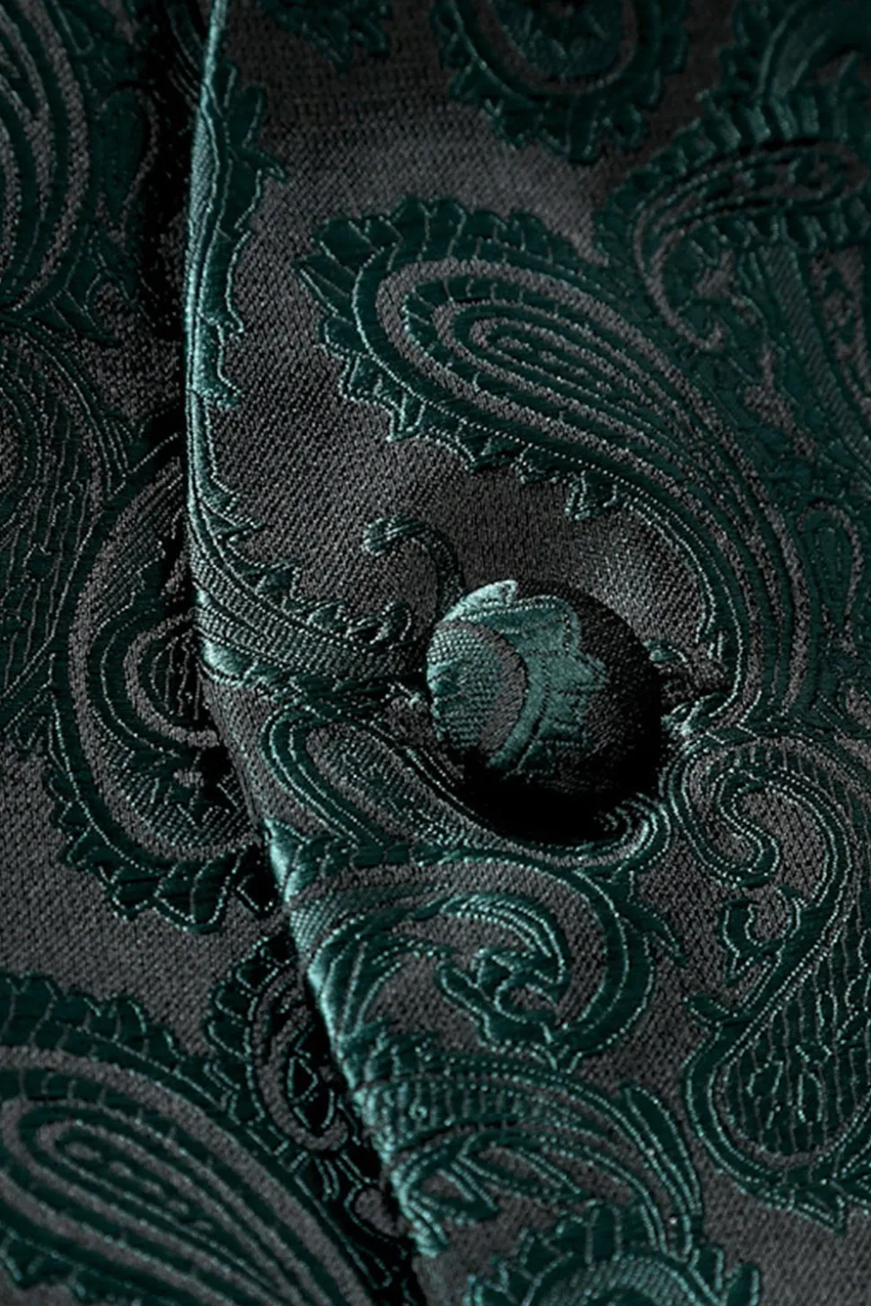 Peito Único Slim Fit Colete de Fato