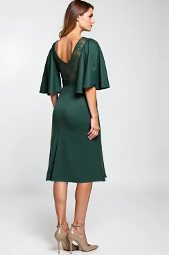 Pinheiro Renda Bodycon Midi Vestido Mae Noiva
