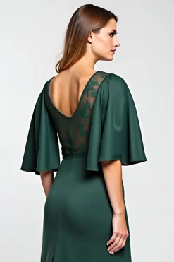 Pinheiro Renda Bodycon Midi Vestido Mae Noiva