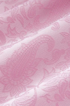 Pink Print Pico Lapela 3-Piece Homens Prom Suits