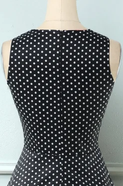 Polka Dots 1950 Swing Dress