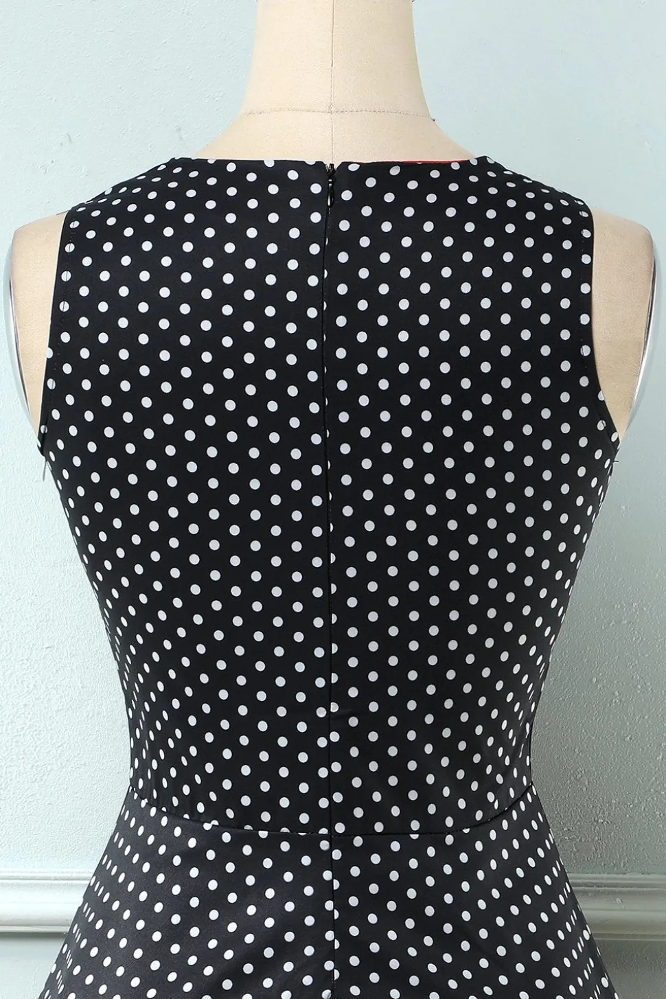 Polka Dots 1950 Swing Dress