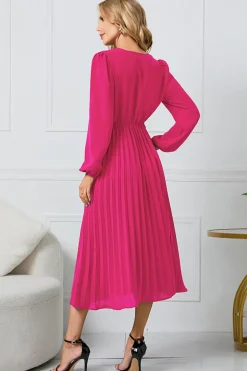Preto A-Line Wrap Mangas Longas Vestido de Festa Longo