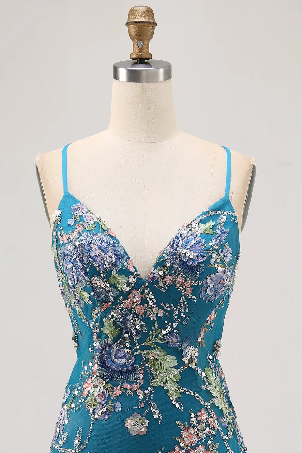 Preto Bodycon Vestido Curto Floral Homecoming com Sequins