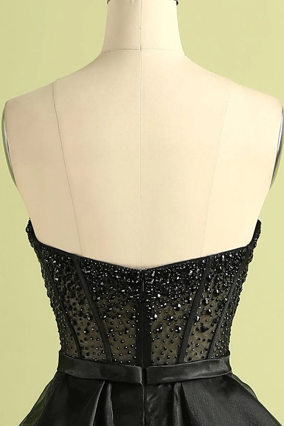 Preto Decote Em Coração De Baile/Princesa Longos Vestido De Baile