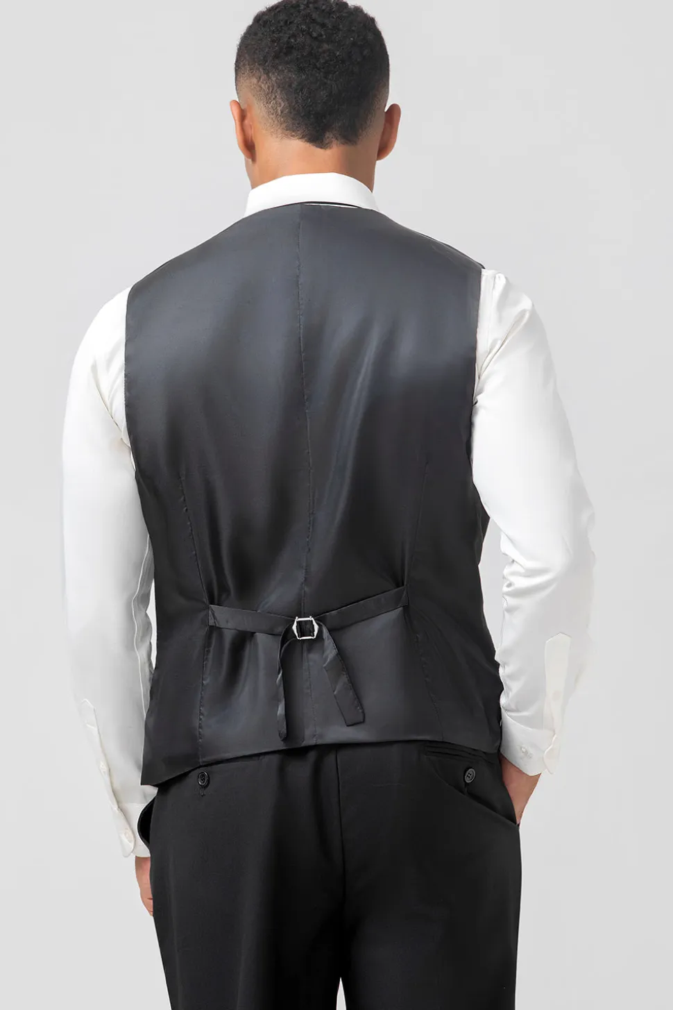 Preto e Champagne Xaile Lapela 3 Peças Slim Fit Masculino Prom Suits