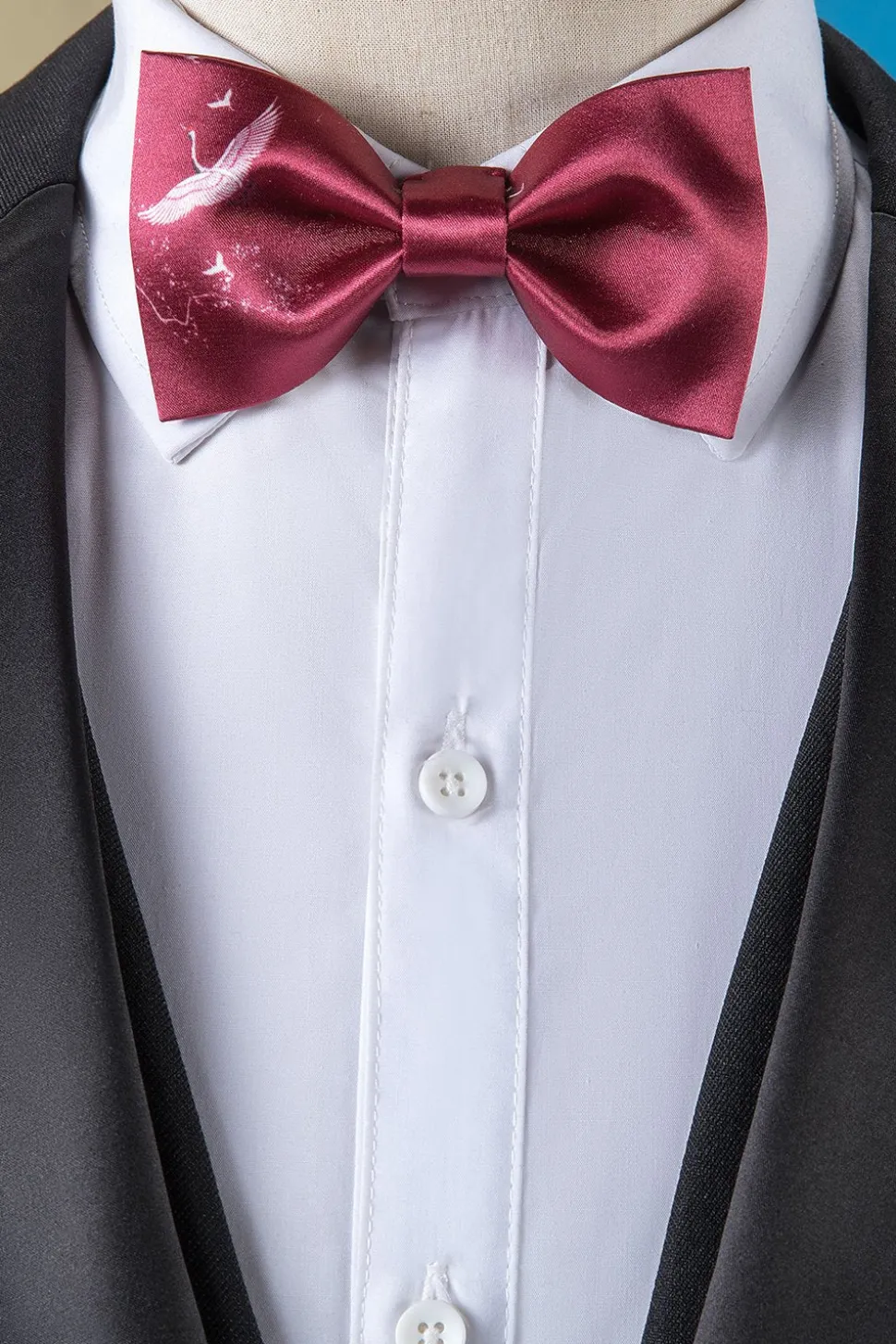 Preto Lapela de Pico Terno Masculino 3 Peças
