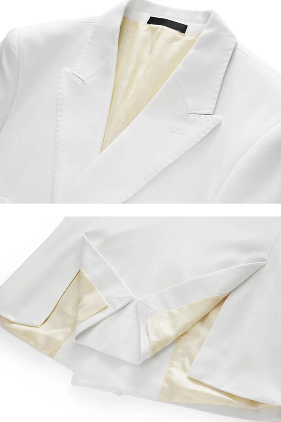 Preto Peaked Lapela 3 Peças Cetim Masculino Prom Suits