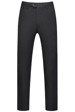Preto Peaked Lapela 3 Peças Cetim Masculino Prom Suits