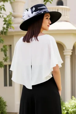 Preto Pescoço Quadrado Uma Linha Chiffon Vestido de Noiva Convidado
