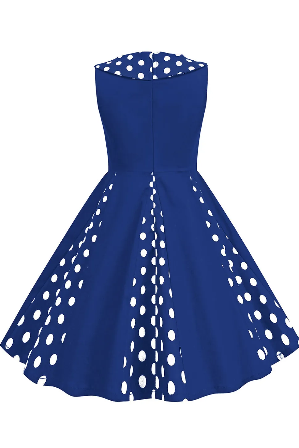 Preto Pescoço Redondo Sem Mangas 1950s Vestido de Menina