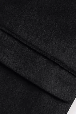 Preto Pico Lapela 2 Peças Ternos Masculinos