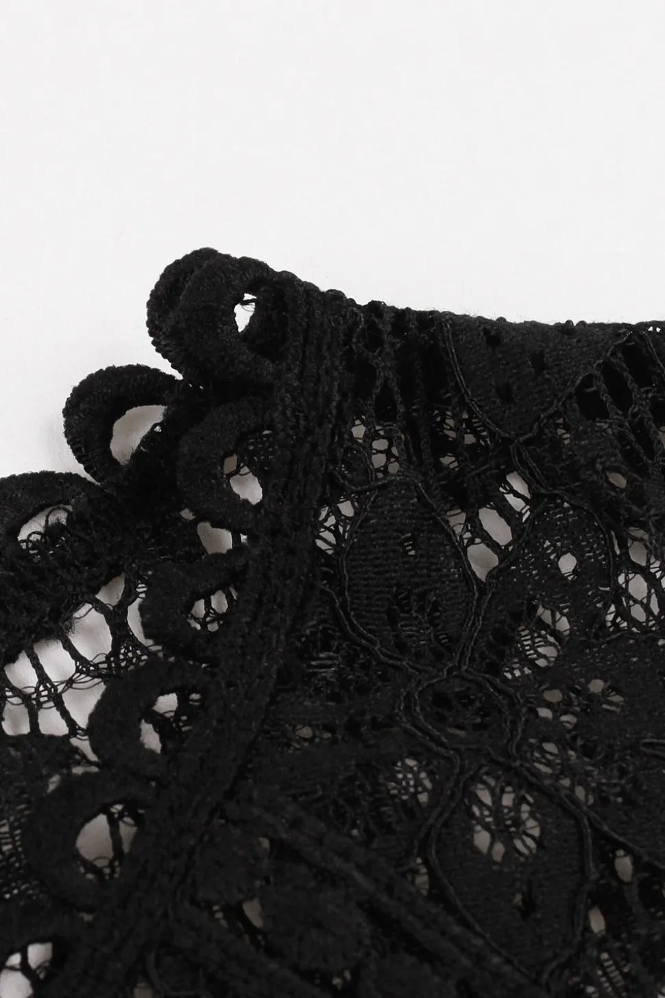 Preto Vestido Dos Anos 1950 Com Renda