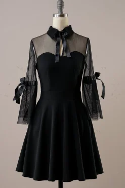 Preto Vestido Vintage Dia Das Bruxas