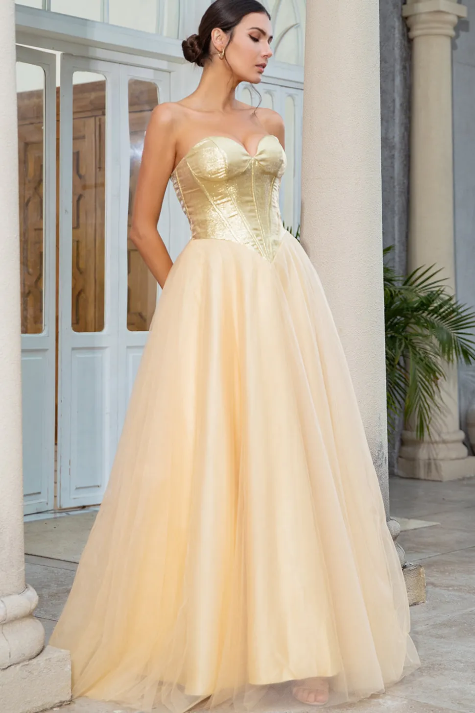 Princesa A Linha Querida Vestido longo baile de finalistas