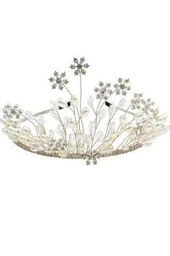 Pérola Snowflake Flower Bridal Crown