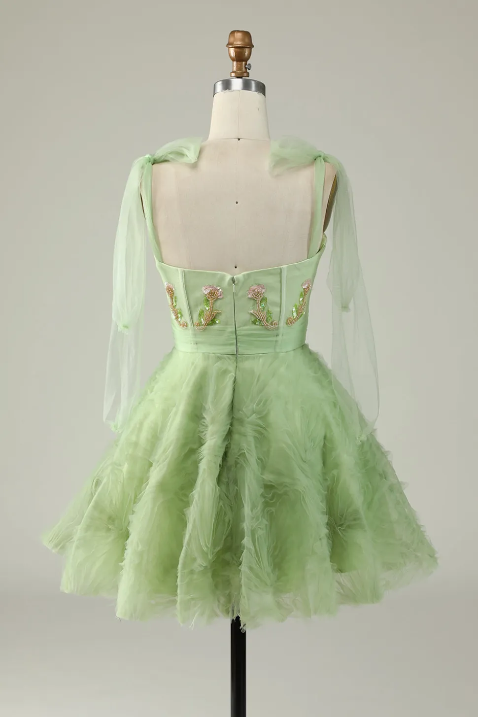 Púrpura A Line Vestido Cocktail Sem Mangas