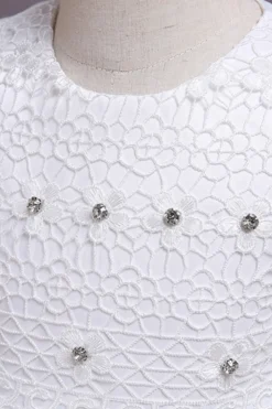 Púrpura Sem Mangas Vestido de Menina