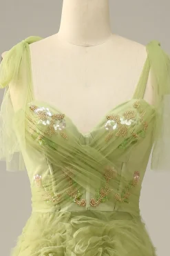 Púrpura Vestido de Festa Com Bordado