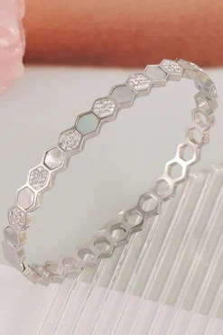 Pulseira de aço inoxidável de titânio banhado a ouro