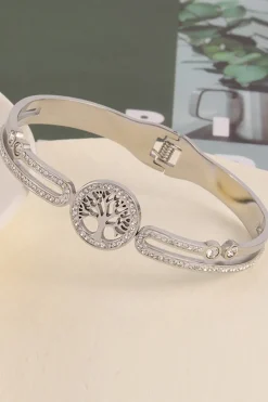 Pulseira de aço inoxidável de moda com contas