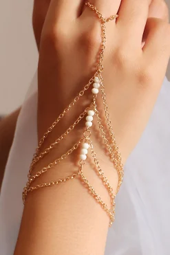 Pulseira de estilo Boho com anel