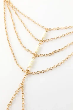 Pulseira de estilo Boho com anel