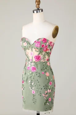 Querido Vestido Preto de Cocktail Com Apliques