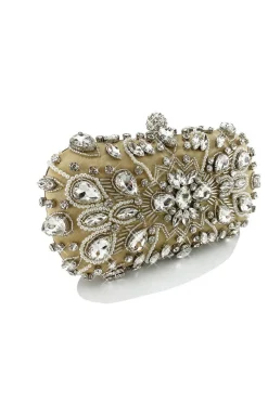 Rhinestone Sparkly Preto Party Clutch Bag