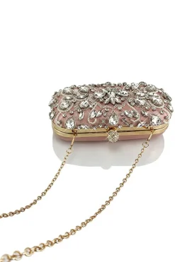 Rhinestone Sparkly Preto Party Clutch Bag