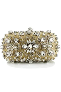 Rhinestone Sparkly Preto Party Clutch Bag