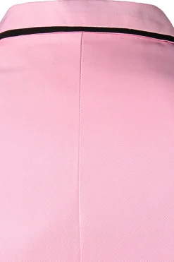 Rosa Blazer de Festa Lapela Entalhada