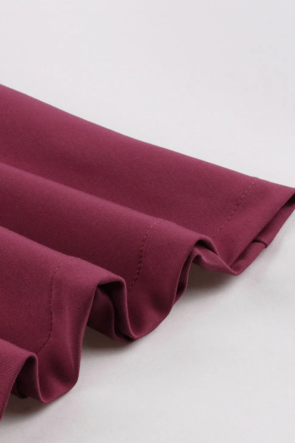 roxo vermelho xadrez mangas curtas swing vestido dos anos 1950