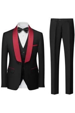 Royal Blue 3 Peças Xaile Lapela Homens Prom Suits