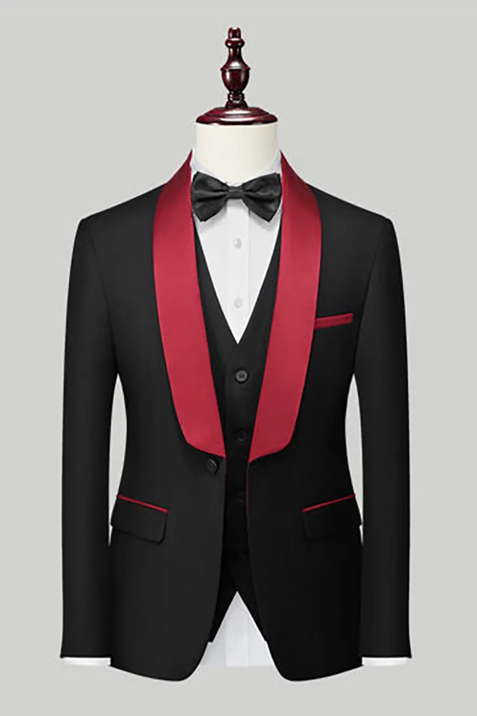 Royal Blue 3 Peças Xaile Lapela Homens Prom Suits