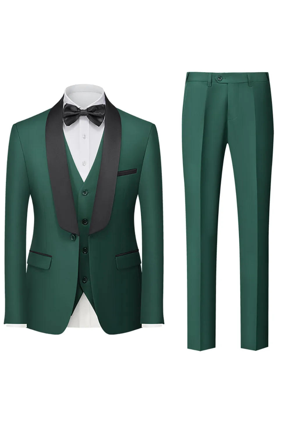 Royal Blue 3 Peças Xaile Lapela Homens Prom Suits