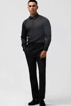 Royal Blue 2 Piece Pico Lapel Jacquard Fatos de Baile de Formatura Masculino