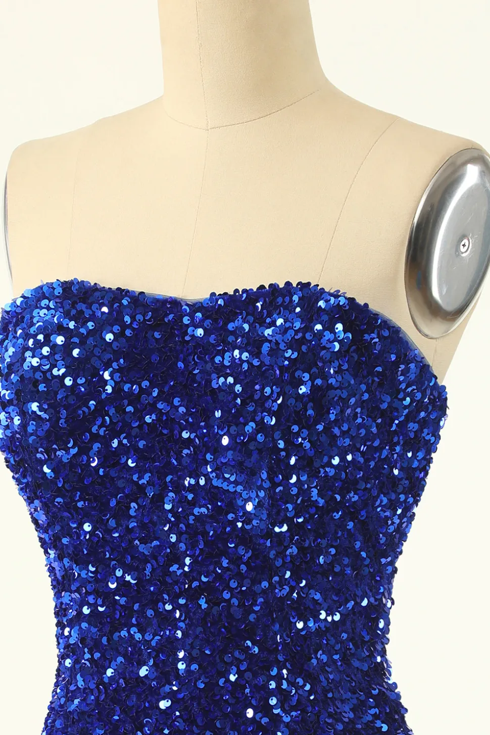 Royal Blue Sweetheart Sequins Tight Homecoming Dress