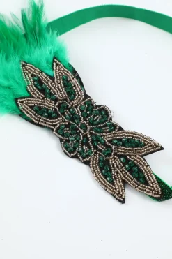 1920s Conjunto de Acessórios Verde 5 Peça