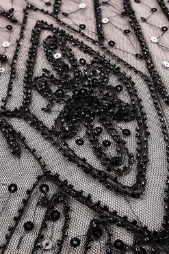 1920s Sequins Flapper Long Dress