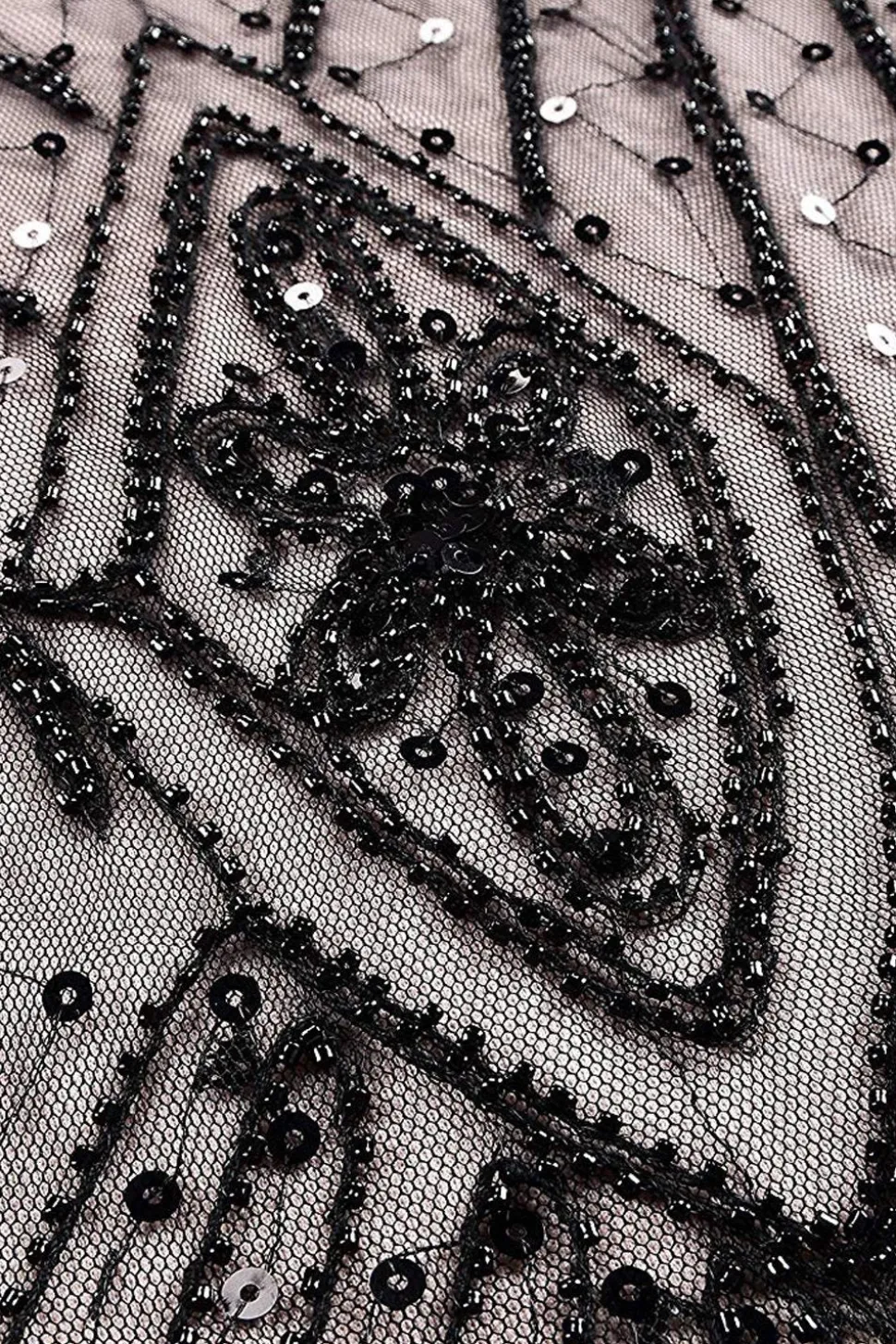 1920s Sequins Flapper Long Dress