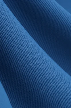 1950s Vestido Azul Halter A-Line