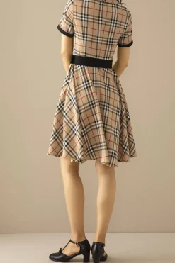 1950s Vestido Vintage Vermelho