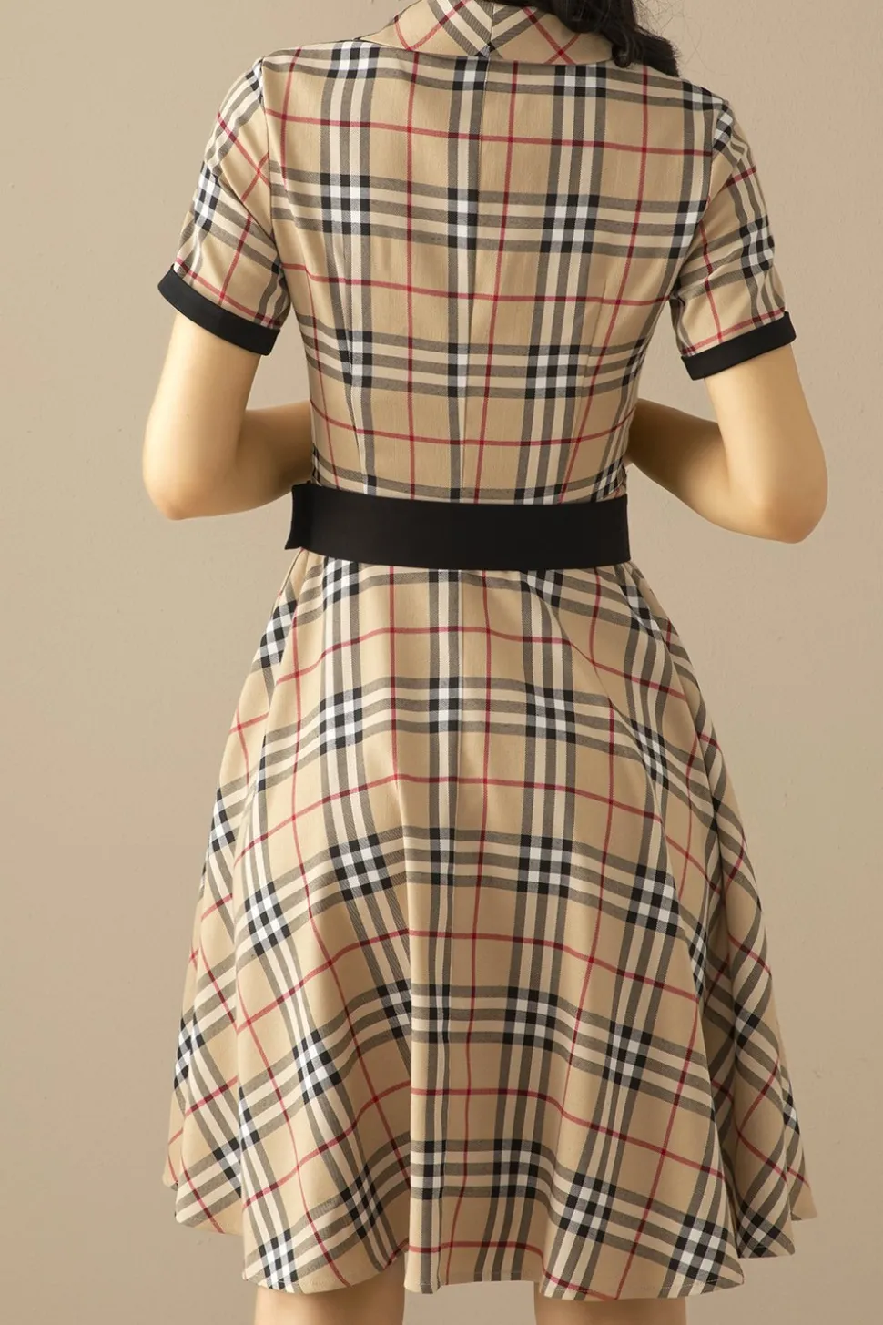 1950s Vestido Vintage Vermelho