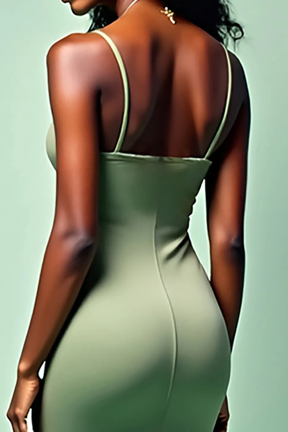 Sage Espaghetti Correias Sereia Ruched Long Wedding Guest Dress com Fenda