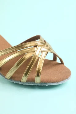 Sandálias de ouro femininas